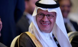 Le ministre saoudien de l'Energie, le prince Abdelaziz ben Salmane, lors d'une conférence à Bahreïn, le 16 mai 2022