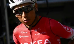 Le Colombien Nairo Quintana le 29 juin à Koge, Danemark
