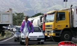 Blocage de route des transporteurs en mai 2004