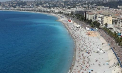 La Promenade des Anglais et la plage Ă Nice le 17 juillet 2016