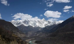 Le canyon de Yarlung Zangbo, au Tibet, le 28 mars 2021