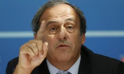Michel Platini, le 28 août 2015 à Monaco