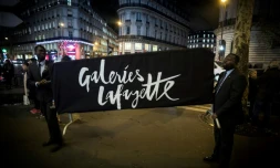Les galeries Lafayette le 7 novembre 2018