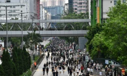 Des manifestants à Hong Kong le 11 août 2019
