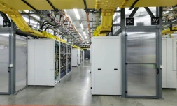 Le centre de données Microsoft à Karawang, dans l'ouest de Java, le 4 février 2026 en Indonésie