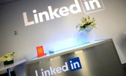 Une vue sur le panel de LinkedIn B2B au cours de la semaine de la publicité 2015 AWXII sur le marché du Nasdaq le 29 septembre 2015 à New York City. Source Getty Images