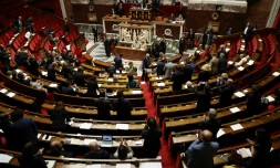 L'assemblée nationale, le 9 août 2017 à Paris