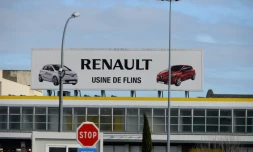 L'usine Renault de Flins dans les Yvelines, le 3 février 2017