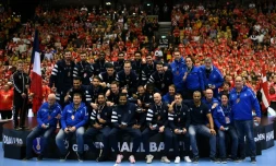 Les Experts se contentent d'une médaille de bronze pour terminer leur mondial de hand à Herning, au Danemark, le 27 janvier 2019