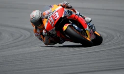 L'Espagnol Marc Marquez lors du GP de Catalogne, Ă Montmelo, le 16 juin 2019
