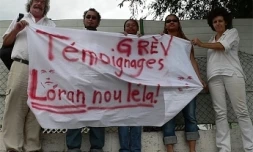 Manifestation à Témoignages