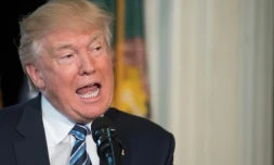 Le président américain Donald Trump, le 21 avril 2017 à Washington