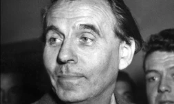 Portrait daté du 12 octobre 1951 à Paris de l'écrivain Louis-Ferdinand Céline