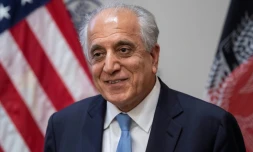 Le représentant spécial des Etats-Unis pour l'Afghanistan Zalmay Khalilzad a évoqué vendredi les "perspectives de paix" devant le cercle de réflexion United States Institute of Peace à Washington.