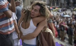 Emotion à la veillée funèbre pour Marielle Franco, conseillère municipale assassinée à Rio, le 15 mars 2018