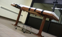 Une chambre d'exécution dans une prison de l'Ohio, aux Etats-Unis, le 30 novembre 2009