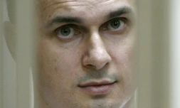 Le réalisateur ukrainien Oleg Sentsov au tribunal de Rostov-sur-le-Don en Russie, le 22 juillet 2015