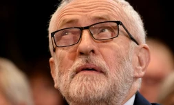 Le chef du parti travailliste Jeremy Corbyn, lors d'une réunion électorale à Liverpool, le 7 novembre 2019