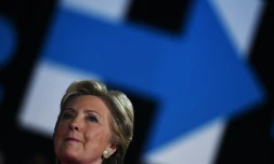 La candidate démocrate à la Maison blanche Hillary Clinton en campagne à Raleigh, en Caroline du Nord, le 3 novembre 2016