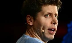 Sam Altman, ex-patron d'OpenAi, en Californie, le 17 octobre 2023