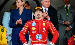 Le Monagasque Charles Leclerc vainqueur du GP de Monaco de Formule 1 le 26 mai 2024 en Principauté