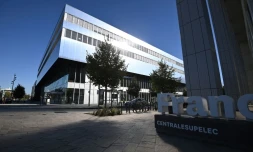 L'école d'ingénieurs  CentraleSupélec à Gif-Sur-Yvette en Essonne le 8 octobre 2021