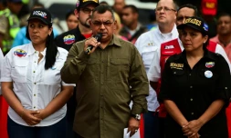 Le ministre de l'Intérieur vénézuélien Nestor Reverol le 8 septembre 2016 à Caracas