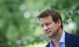 Yannick Jadot le 24 juin 2021 à Nantes lors de la campagne législative