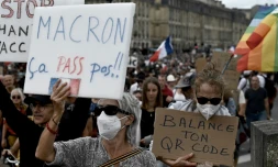 Manifestation contre le pass sanitaire, le 7 août 2021 à Bordeaux 