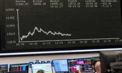 Les bourses européennes dévissaient lundi dans la matinée suite aux craintes liées à une nouvelle mutation du Covid-19