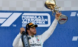 Le Britannique Lewis Hamilton remporte le GP de F1 de Russie le 29 septmbre 2019