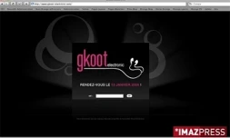 La page d'accueil du site www.gkoot-electronic.com