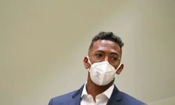 Jerome Boateng comparaît pour violences conjugales devant le tribunal de Munich, le 9 septembre 2021