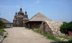 L'île-musée de Khortytsia, le 12 août 2022 à Zaporijjia, en Ukraine