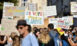 Défilé pour le climat à
Marseille le 13 octobre 2018