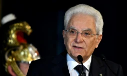 Le président de la République italienne Sergio Mattarella à Rome, le 10 juin 2017
