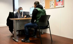 Dans une agence Pôle emploi à Marseille, en décembre 2020