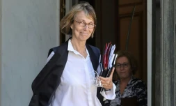 La ministre de la Culture Françoise Nyssen à Paris le 27 juin 2018