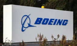A l'entrée de l'usine de Boeing à Renton (nord-ouest des Etats-Unis) le 3 novembre 2024