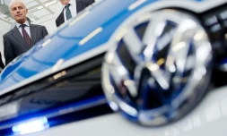 Matthias Mueller, PDG de Volkswagen, le 21 octobre 2015, Ă Wolfsbourg