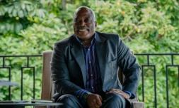 L'ancien président de la République démocratique du Congo, Joseph Kabila, d'une réunion avec des dirigeants de diverses confessions religieuses dans l'une de ses résidences à Goma, le 29 mai 2025
