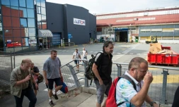 L'usine Alstom le 12 septembre 2016 Ă Belfort