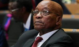 Le président sud-africain Jacob Zuma lors d'un sommet panafricain le 28 janvier 2018 à Addis Abeba