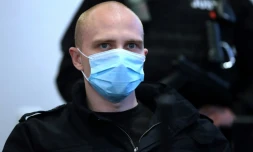 Stephan Balliet au début de son procÚs à Magdeburg en Allemagne le 21 juillet 2020