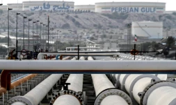 Une raffinerie sur l'Ăźle de Kharg (Iran)