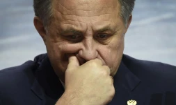 Le ministre russe des Sports Vitali Moutko à Moscou le 30 octobre 2015