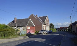 Maison où le corps de l'enfant a été retrouvé, le 29 mai 2018 Le Hérie-la-Viéville