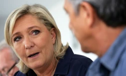 Marine Le Pen le 28 novembre 2016 à La Réunion