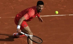 Novak Djokovic face au Russe Ivan Gakhov pour son entrée en lice à Monte-Carlo, le 11 avril 2023