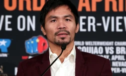 Le boxeur philippin Manny Pacquiao, le 19 janvier 2016 Ă Beverly Hills